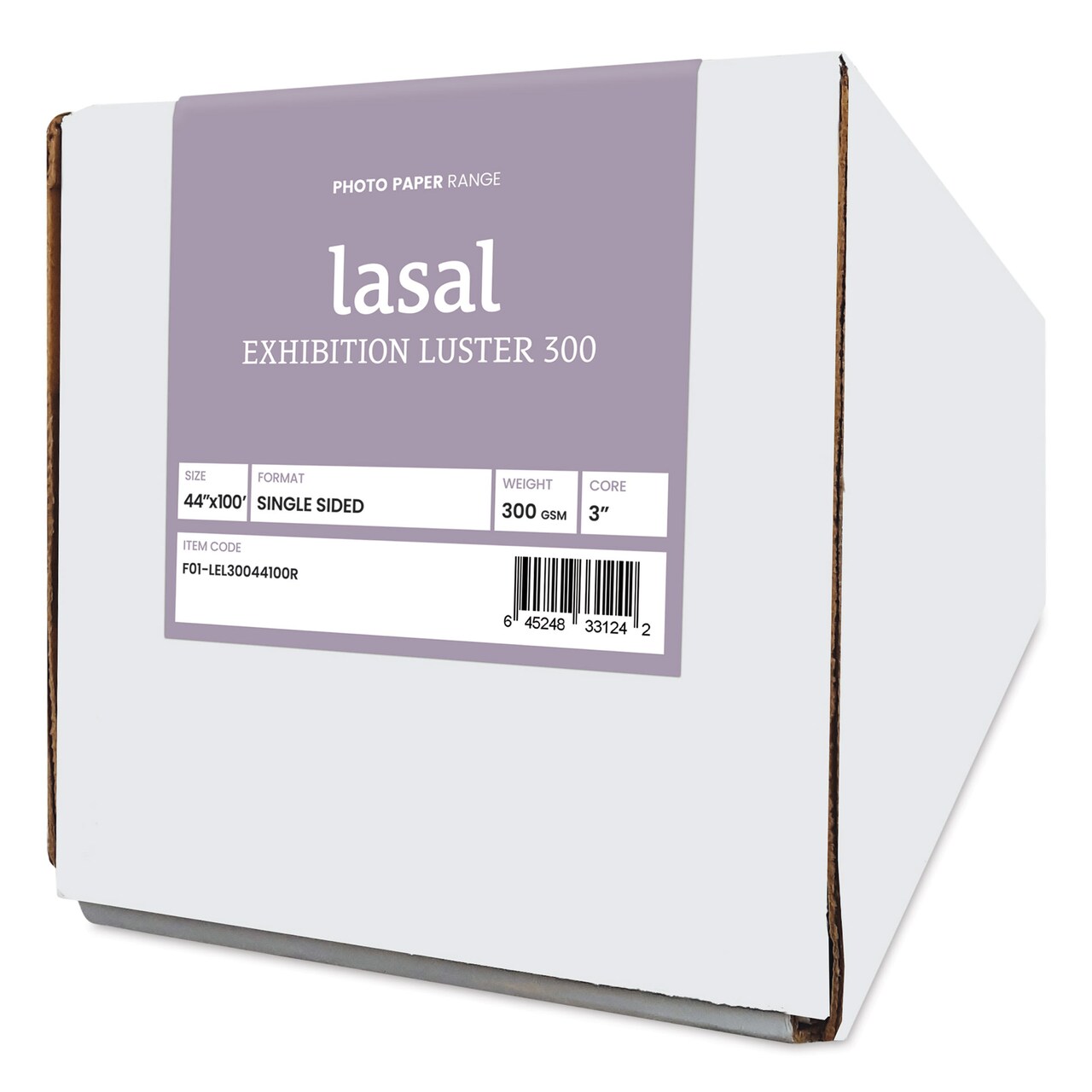 Legion Moab Lasal Exhibition Lustre Inkjet Paper Roll - 44" x 100 ft, 300 gsm